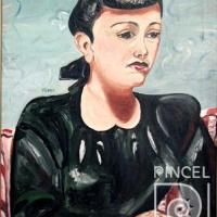 Retrato de Dora Santiesteban por Luján, Flora