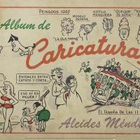 Portada del Álbum de Caricaturas de Alcides Mendez por Méndez, Alcides
