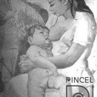 Virginia amamantando a su bebé  TCC La madona por Ortiz, Pedro
