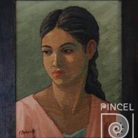 Retrato de joven lavandera por Pacheco, Fausto