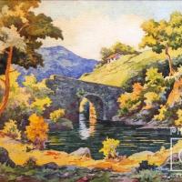 Puente de piedra # 2 por Pacheco, Fausto