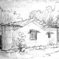 Boceto de casa por Pacheco, Fausto