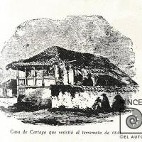 Casa de Cartago que resistió al terremoto de 1841 por Paéz, Ramón (extranjero). Documental