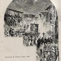 Procesión de Viernes Santo en 1858 por Paéz, Ramón (extranjero). Documental