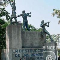 Monumento. La destrucción de las armas por Parra, Mario