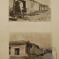 Fotos de casas dañadas por el terrremoto de 1888 por Paynter Brothers