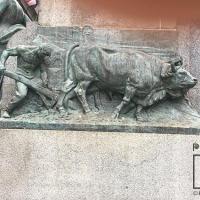 Monumento a Juan Rafael Mora Porras (detalle lado sur) por Piraino, Pietro (extranjero). Patrimonio cultural escultórico