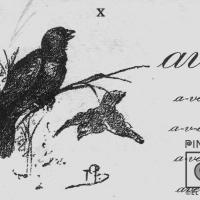 Ilustración X (ave), del Silabario Castellano
Porfirio Brenes Castro por Povedano, Tomás