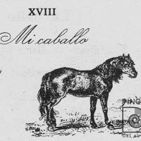 Ilustración XVIII (caballo), del Silabario Castellano Porfirio Brenes Castro por Povedano, Tomás