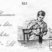Ilustración XLI (llenemos) del Silabario Castellano Porfirio Brenes Castro por Povedano, Tomás