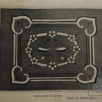 Copia de la decoración de un espejo de carreta por Prieto, Emilia