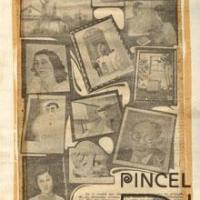 Cuadro de Quico Quirós en Periódico con fotos de exposición del Diario de Costa Rica de 1934 por Quirós, Teodorico
