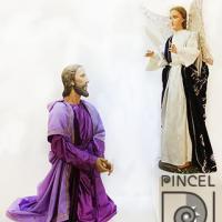 Jesús orante y el Ángel de la Confrontación por Rodríguez Cruz, Manuel (Lico)