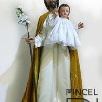 San José con el Niño Dios por Rodríguez Cruz, Manuel (Lico)