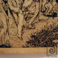 El baile suelto (costumbres Guanacastecas) (detalle firma) por Rojas Sequeira, José