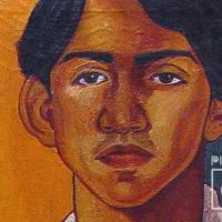 Retrato de Disifredo Garita (detalle de rostro) por Romero, Sonia