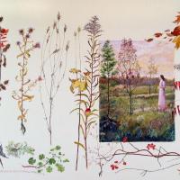 October flying south, Botanicals of door county por Sáenz de Langlois, Flora