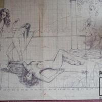 Boceto para mural (detalle) por Salazar Quesada, José Francisco