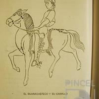 El Guanacasteco y su caballo por Sánchez, Juan Manuel