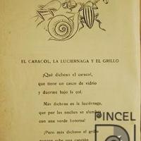 El caracol, la luciernaga y el grillo por Sánchez, Juan Manuel