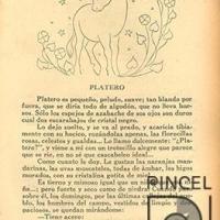 Platero por Sánchez, Juan Manuel