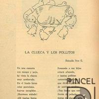La clueca y los pollitos por Sánchez, Juan Manuel