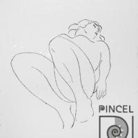 Desnudo femenino (escorzo) por Sánchez, Juan Manuel