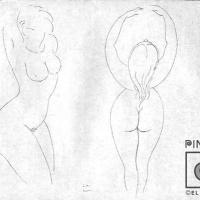 Dos desnudos femeninos por Sánchez, Juan Manuel