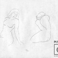 Dos torsos femeninos por Sánchez, Juan Manuel