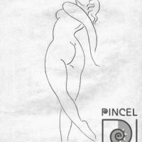 Desnudo femenino por Sánchez, Juan Manuel