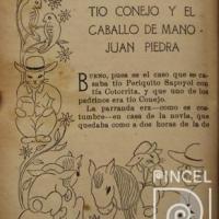 Tío Conejo y el caballo de mano Juan Piedra, Cuentos de mi tía Panchita por Sánchez, Juan Manuel