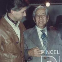 José Sancho con el maestro Juan Rafael Chacón por Sancho, José.  Chacón, Juan Rafael