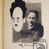 Retrato de M. Vincenzi y firma de M. Vincenzi por Solano, Noé. Baixench, Pablo