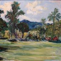 Cerro en la lejanía por Soto Harrison, Fernando