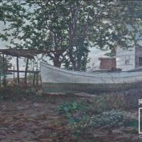 Bote en descanso por Span, Emil