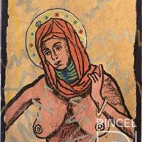 Virgen con pulsera por Urbina, Florencia. Grupo Bocaracá