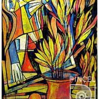 Picasso con bodegón por Valverde, César