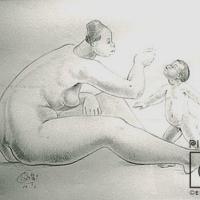 Maternidad por Villegas, Olger