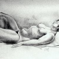Desnudo femenino por Villegas, Olger