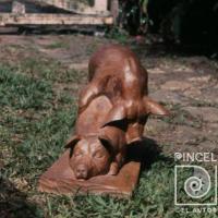 Los chanchitos TCC Cópula en el jardín del artista en Santo Tomás de Heredia por Zeledón Guzmán, Néstor