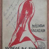 Juan. Portada del libro "Versos de hombre" de Mélinton Salazar por Zeledón Guzmán, Néstor
