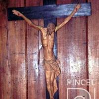 Cristo con cruz por Zeledón Varela, Néstor