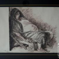Mujer grávida por Zúñiga, Francisco