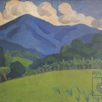 Paisaje en azul por Zúñiga, Francisco