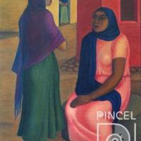 Grupo de mujeres por Zúñiga, Francisco